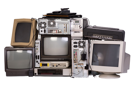 Old and new electronics | Photo by Photka | Sourced from iStockphotos